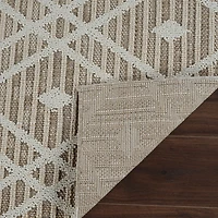 Utopia Brown Diamond Modern Area Rug – 5' x 8'
