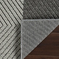 Utopia Grey Modern Abstract Area Rug