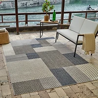 Utopia Grey Modern Abstract Area Rug