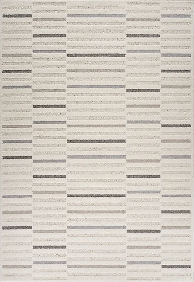 Valencia White Subtle Damask Area Rug