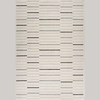 Valencia White Subtle Damask Area Rug