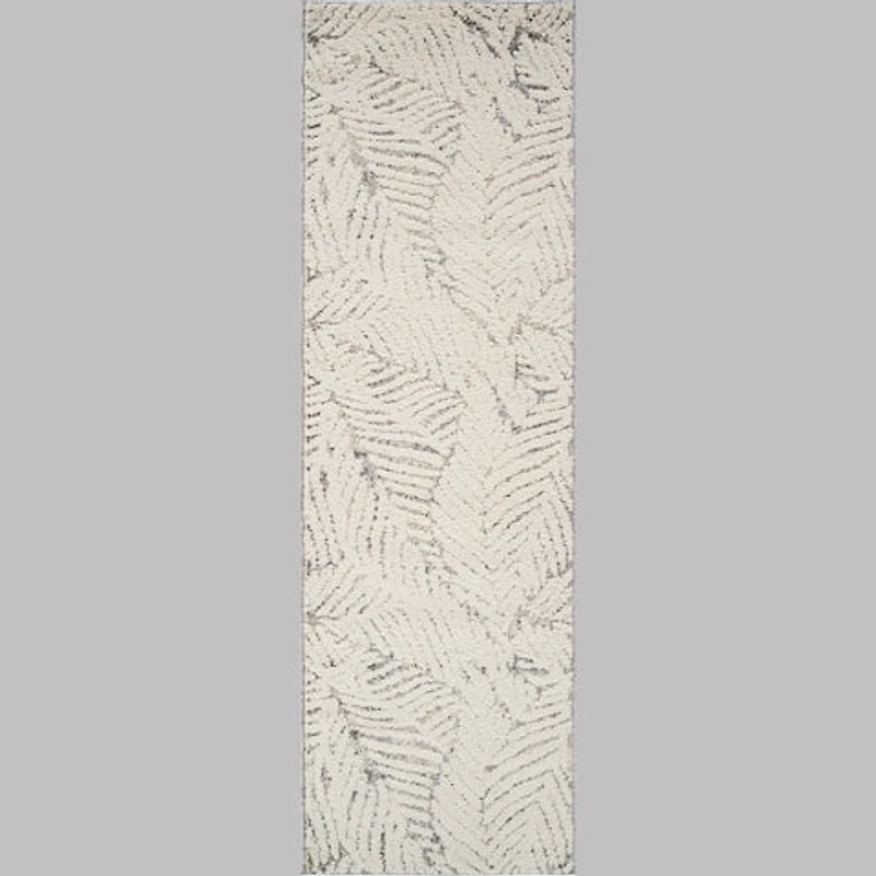 Valencia White Distressed Medallion Area Rug