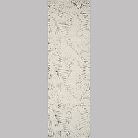 Valencia White Distressed Medallion Area Rug