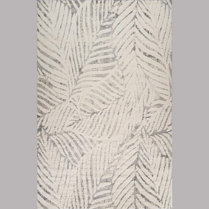 Valencia White Distressed Medallion Area Rug