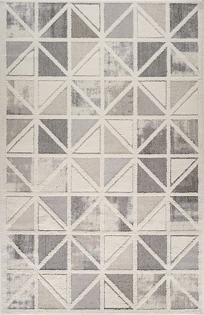 Valencia White Ornate Vintage-Inspired Area Rug