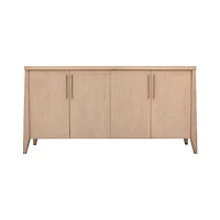 Sumire Four Door Ash Wood Sideboard in Ginger