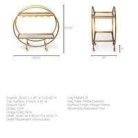 Carola Bar Cart