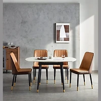 Jess 2.0 Round Extendable Dining Table - White