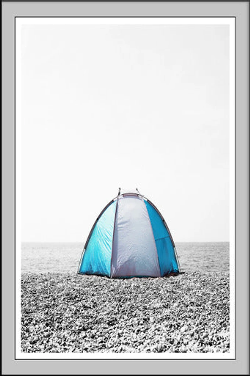 Brighton Beach Set of 6 Alloy Matt - Black Frame Wall Art