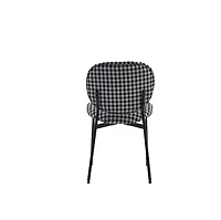 Vashi Dining Chair - Black 'n White Plaid