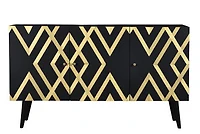 Brass Design 3 Door Cabinet