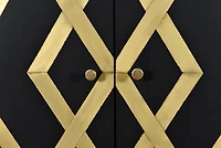 Brass Design 3 Door Cabinet