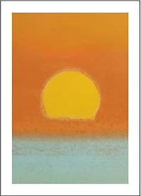 Sedona Set of 4 Alloy Matt - Black Frame Wall Art