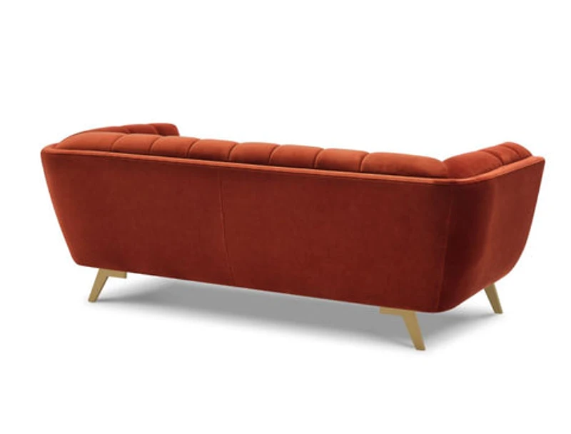 Kitsilano Loveseat - Grey Velvet - Greater Vancouver Furniture