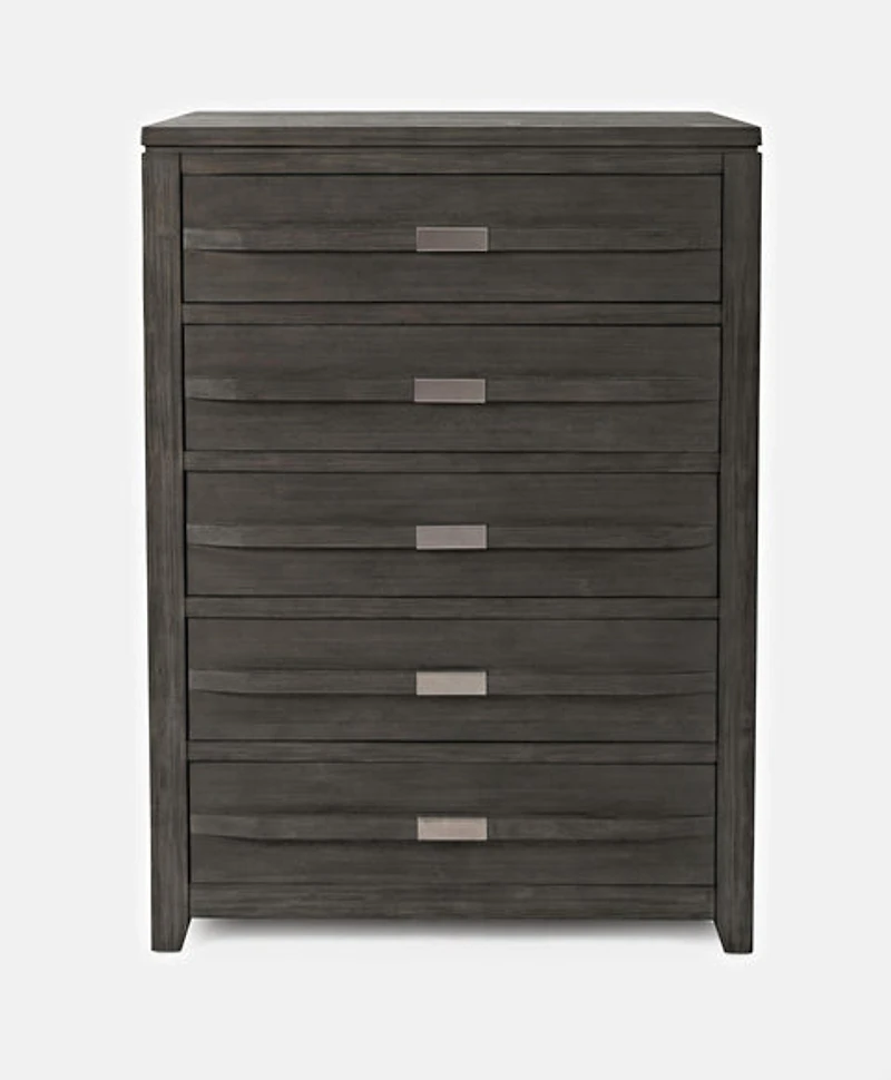 Altamonte 5-drawer chest bedroom chest grey