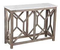 Calicut Console Table Marble Top