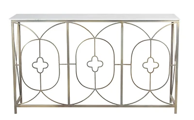 Catherine Large Marble Console Table