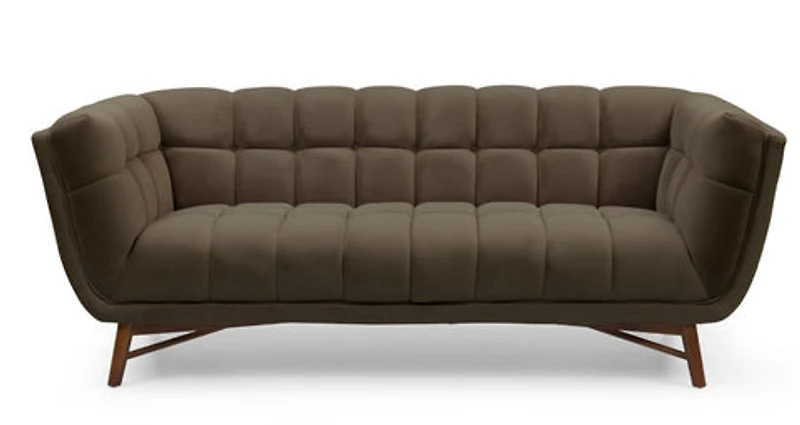 Kitsilano Sofa - Velvet Dark Grey #51
