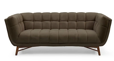 Kitsilano Sofa - Velvet Dark Grey #51