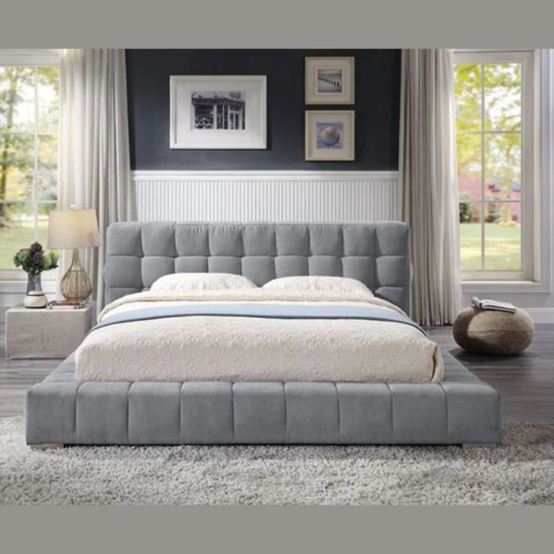 Mc Call - Platform Bed - Grey - Greater Vancouver Furniture