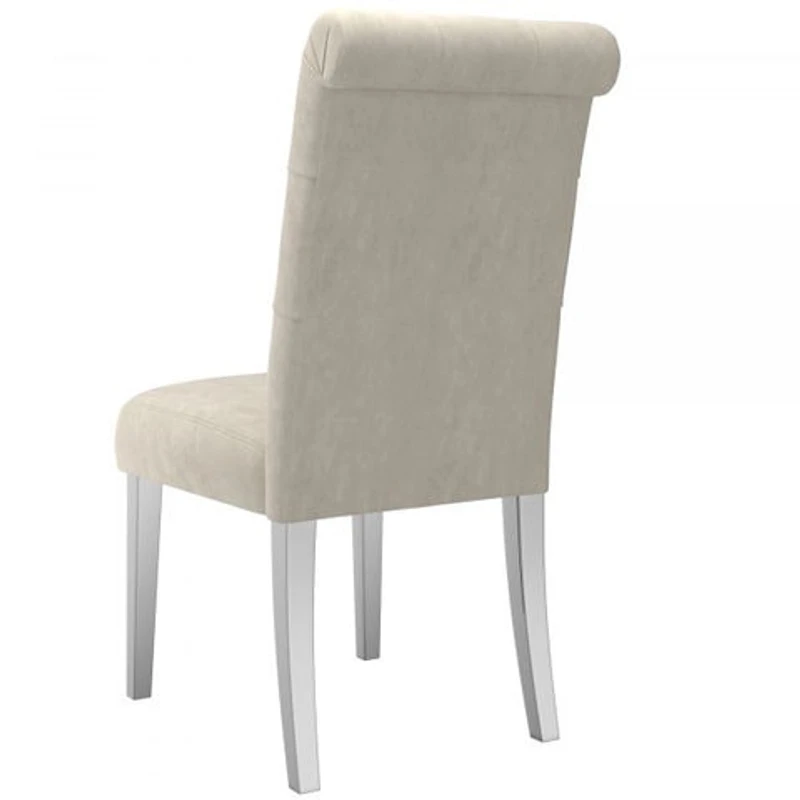 Chloe Side Chair, set of 2 in Beige