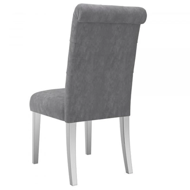 Chloe Side Chair, set of 2 in Grey