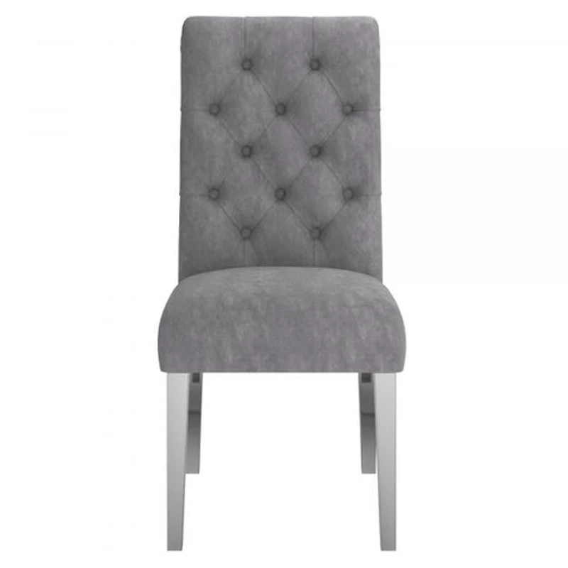 Chloe Side Chair, set of 2 in Grey