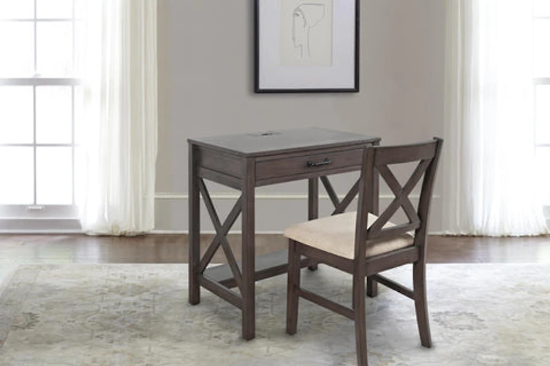 Hobson desk chair grey