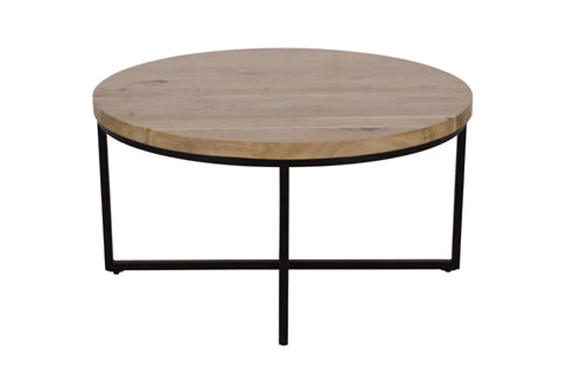 Ames Round Wooden Coffee Table