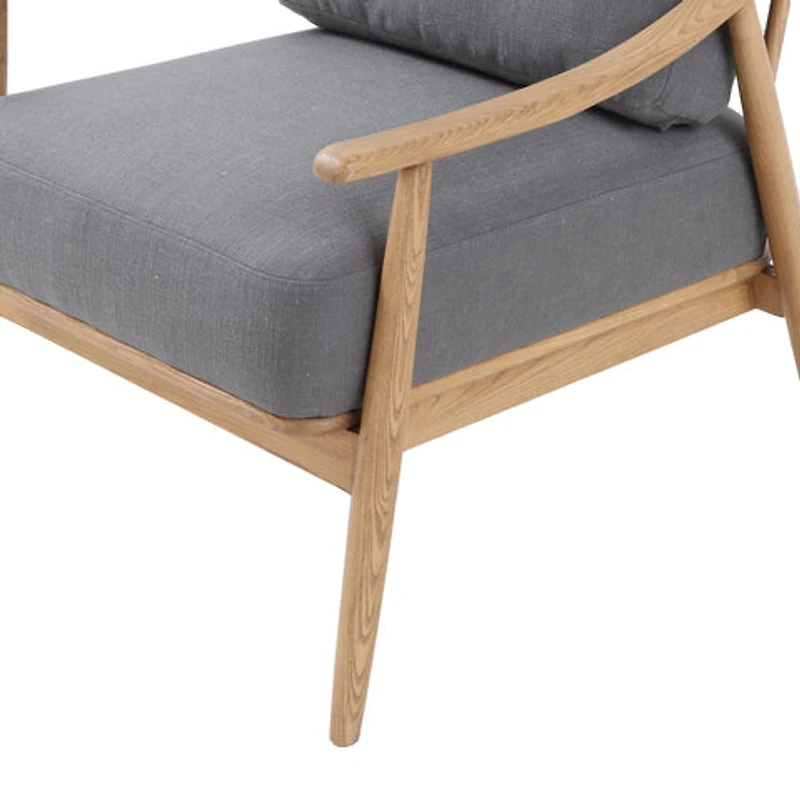 Kinsley Club Chair - Natural Frame