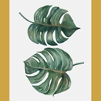 Forest Finds Set of 5 Alloy Matt - Golden Frame Wall Art