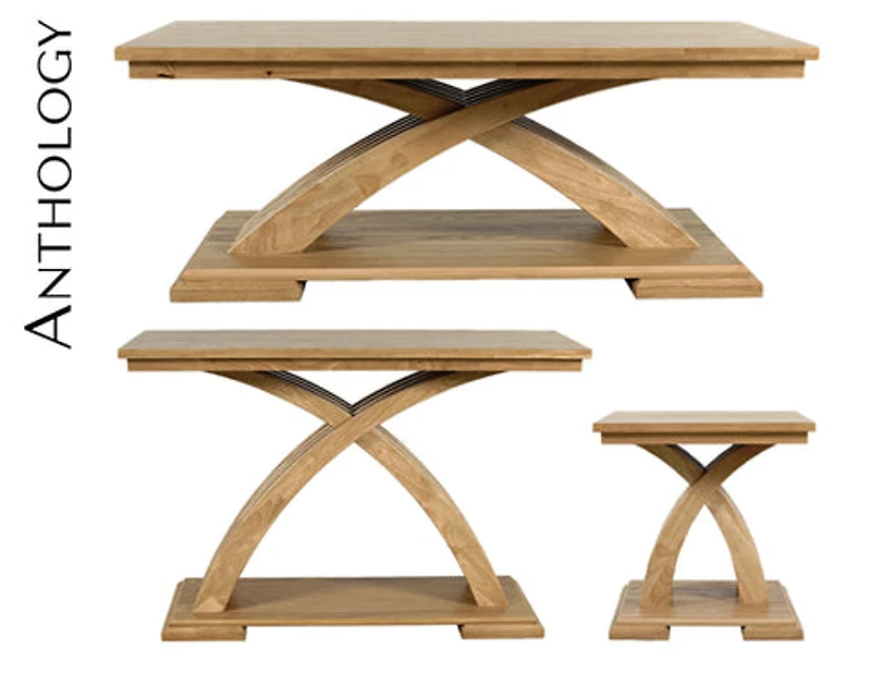 Anthology Square End Table - Warm Ash