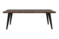 Prelude Coffee Table Rectangular Solid Acacia Wood Walnut