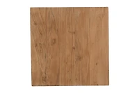 Prelude Solid Acasia Square End Table Suede