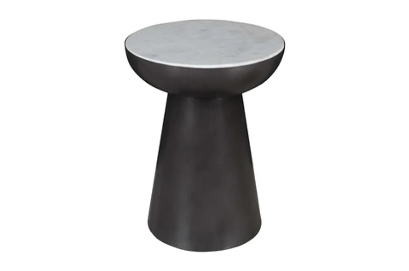 Circularity Pedestal End Table Tall