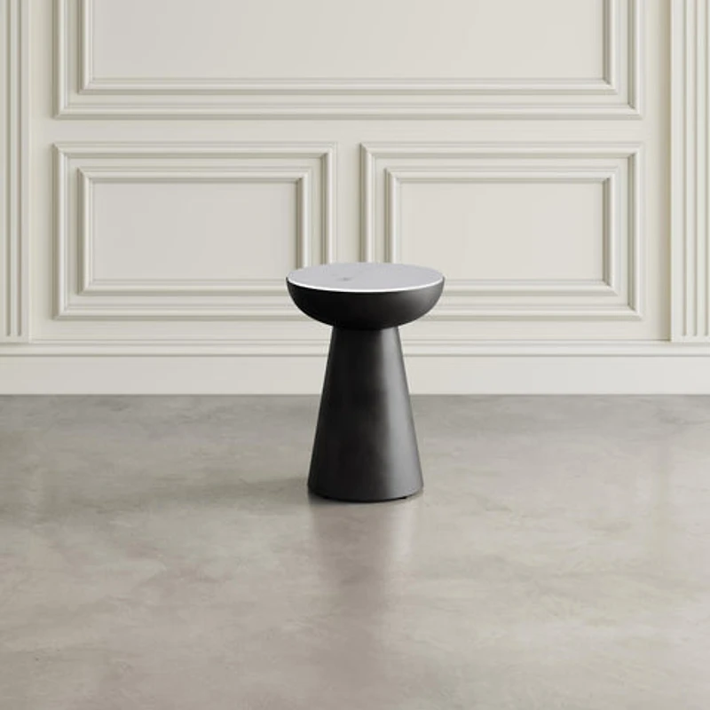 Circularity Pedestal End Table Tall