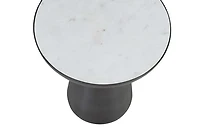 Circularity Pedestal End Table Chairside Short