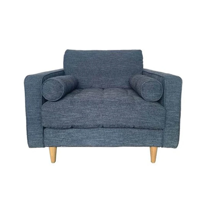 GEORGIA CLUB CHAIR - NAVY CHARCOAL