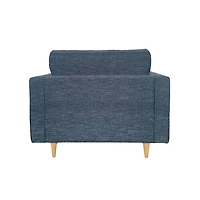 GEORGIA CLUB CHAIR - NAVY CHARCOAL
