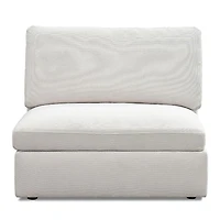 Blanca Modular Fabric Armless Chair