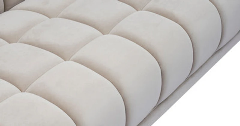 Kitsilano Loveseat - Velvet Buff Beige #3