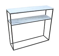 Marble Top Console Table