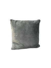 Feather Fabric Cushion - Grey