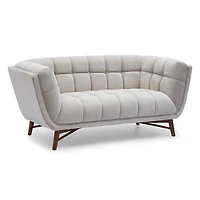 Kitsilano Loveseat - Velvet Buff Beige #31