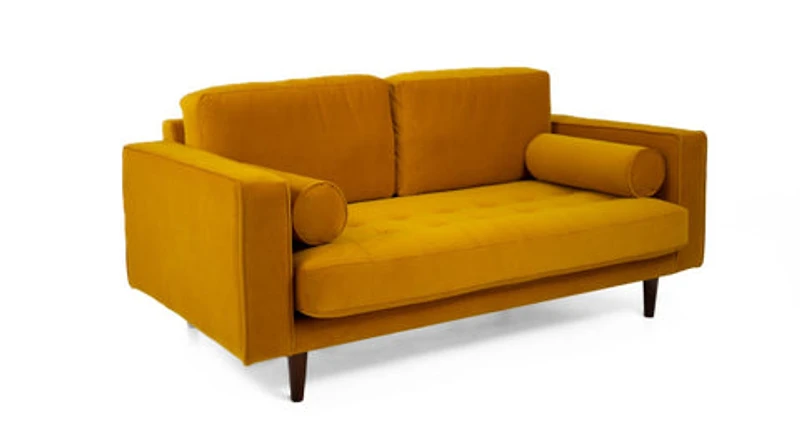 Robbie Velvet Loveseat