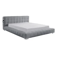 Mc Call - Platform Bed - Grey - Greater Vancouver Furniture