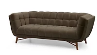 Kitsilano Sofa - Velvet Dark Grey #51