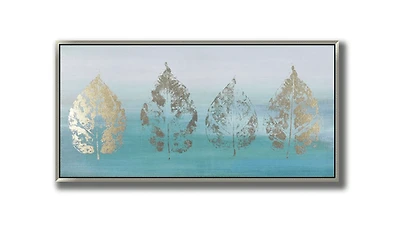 Gilded Leaves Metallic foil Painting ACP3800