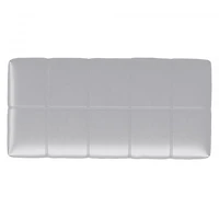 Bella Rectangular Storage Ottoman - White