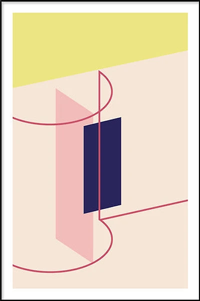 Lemonade Alloy Matt - Black Frame Wall Art